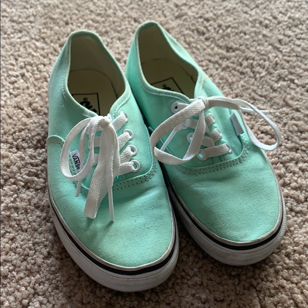 Seafoam Green Classic Vans